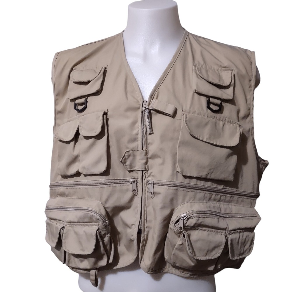 Master‎ Sportsman Vest 2XL Mens XXL Rugged Outdoor Gear Hunting Khaki Pockets